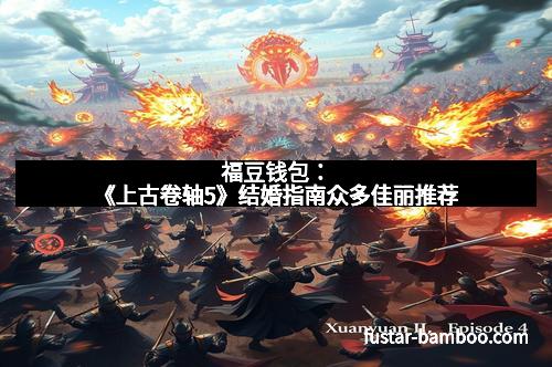 福豆钱包：《上古卷轴5》结婚指南众多佳丽推荐